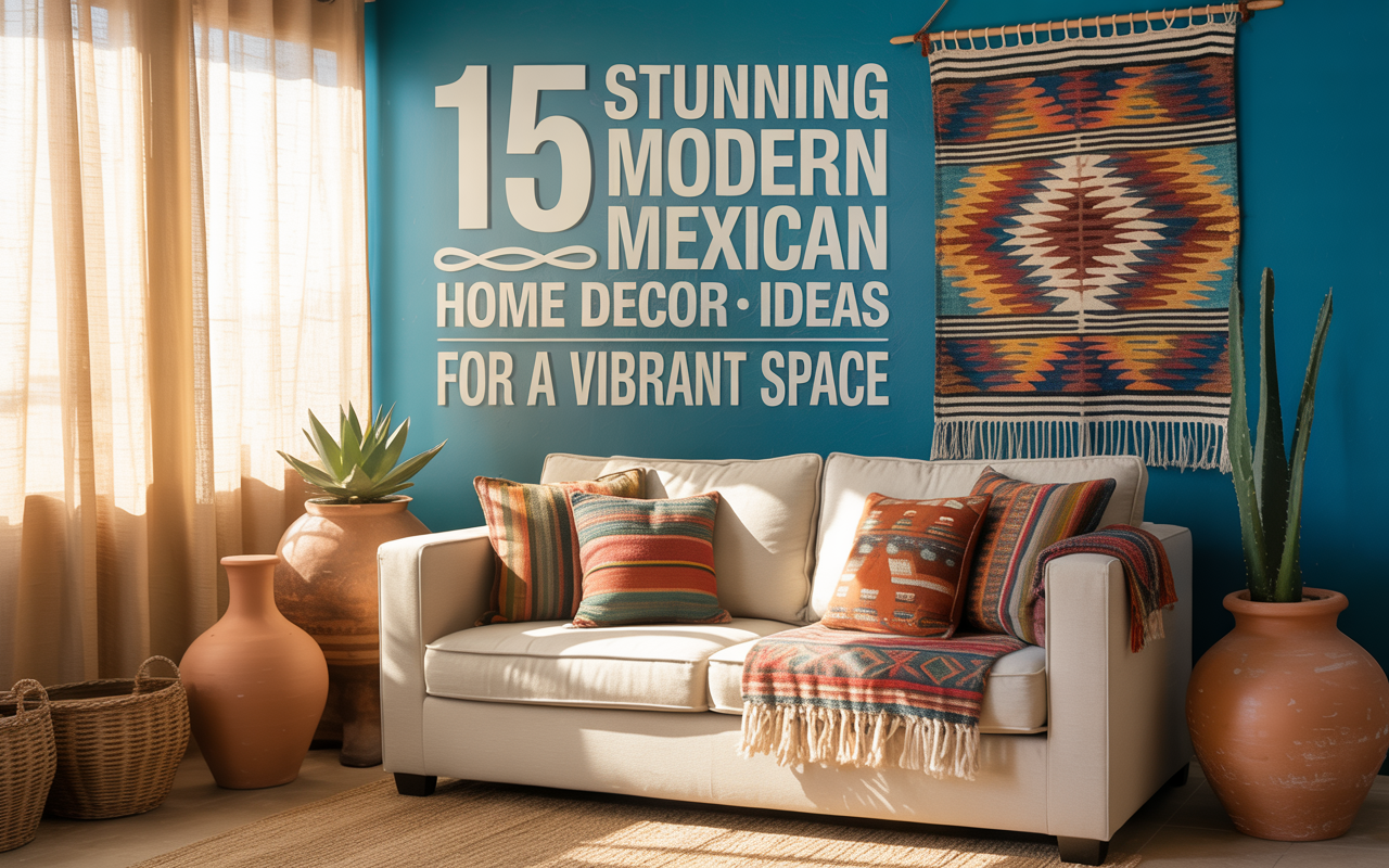 15 stunning modern mexican home decor ideas