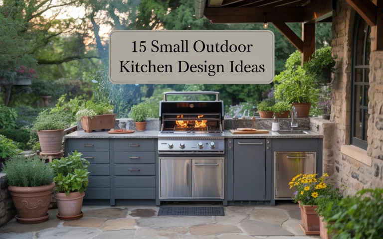 small outdoor kitchen design ideas