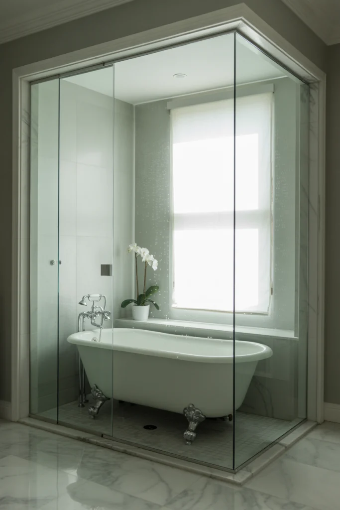 Add Glass enclousure