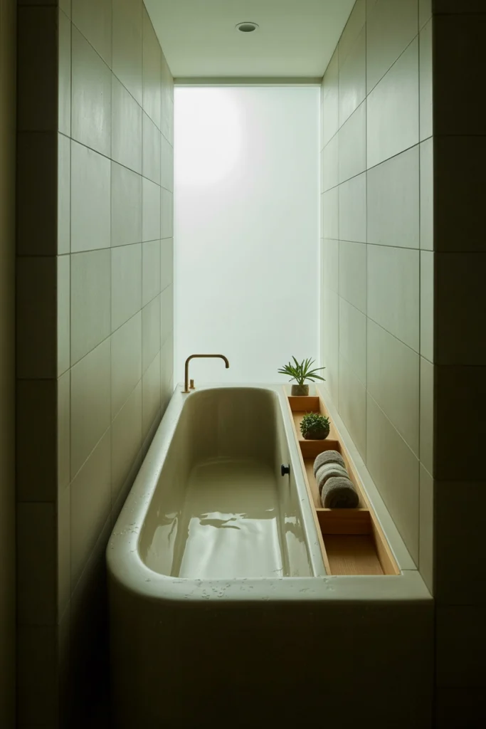 Custom built tub