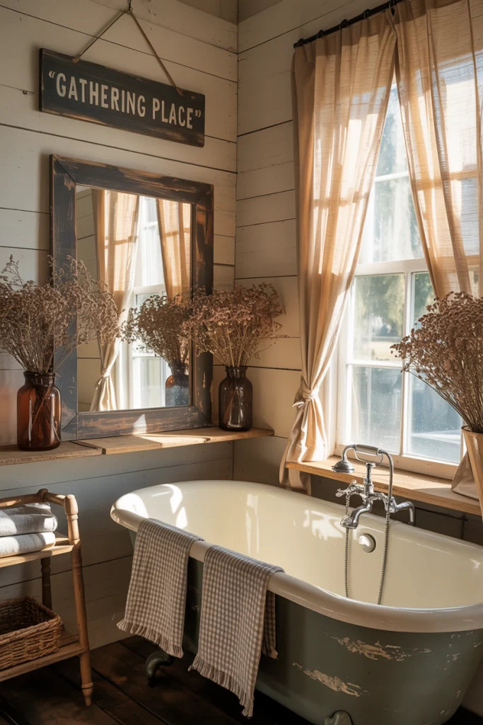 Farmhouse fun with vintage signs