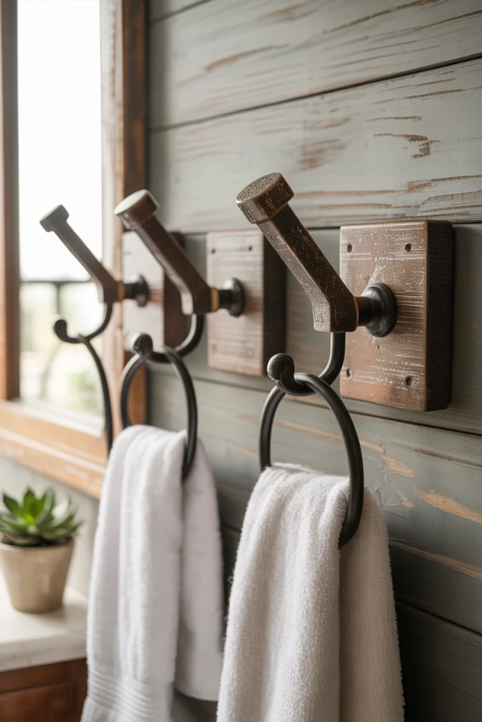 Farmhouse style hooks ideas