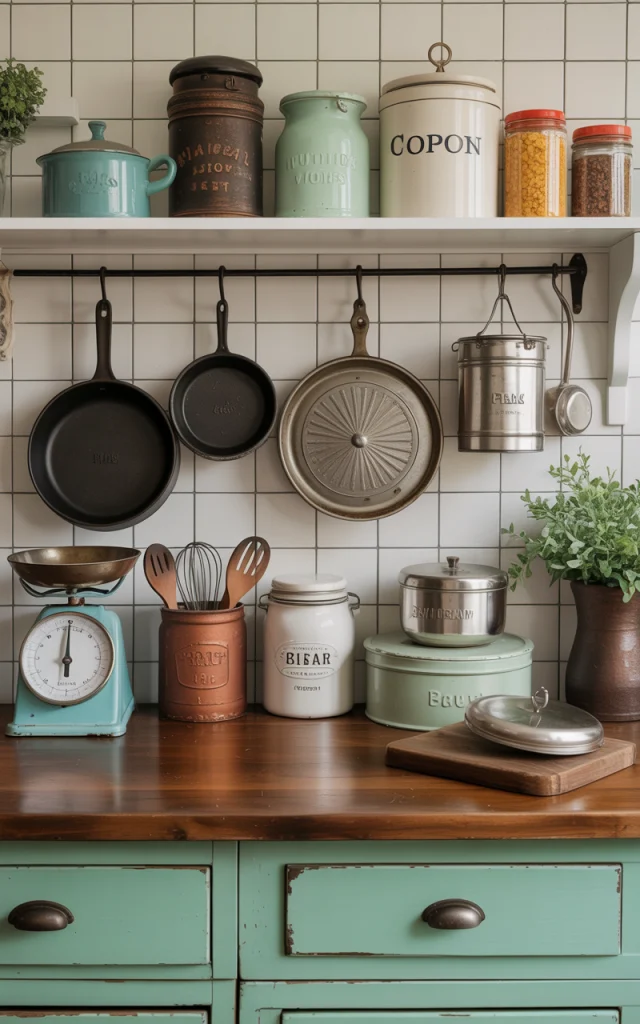 Functional yet nostalgic decor