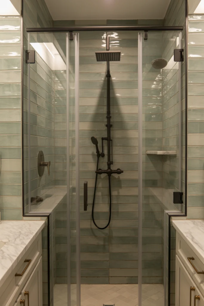 Grayish wood tiles