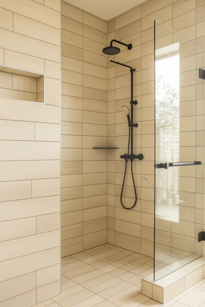 Light wood tiles