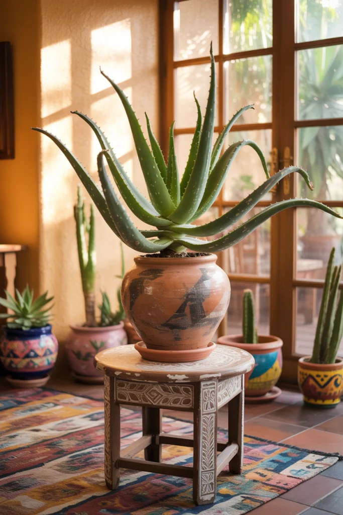 Mexican inspired indoor plants