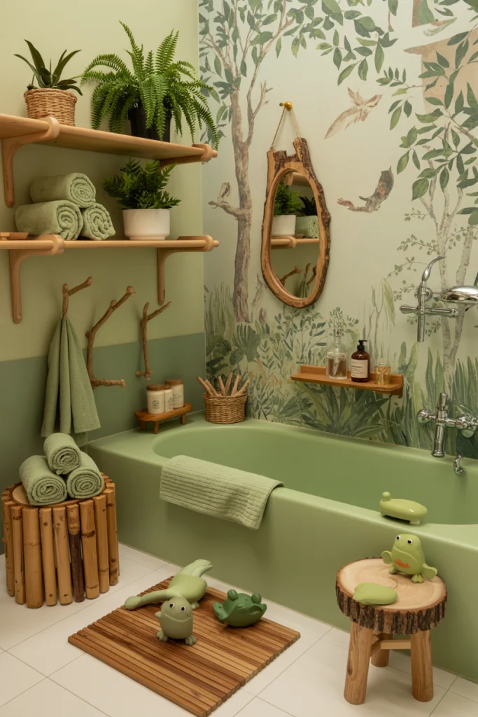 Nature inspired bathroom