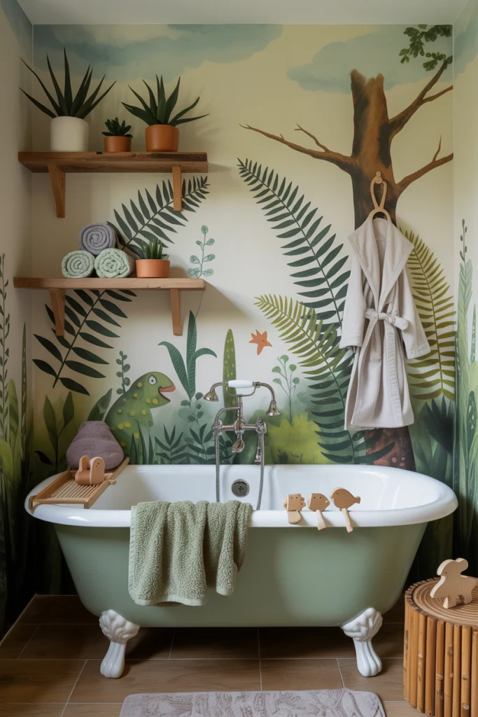 Nature inspired bathroom idea