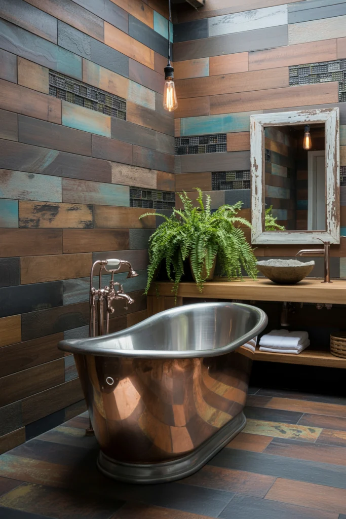 Reclaimed wood look