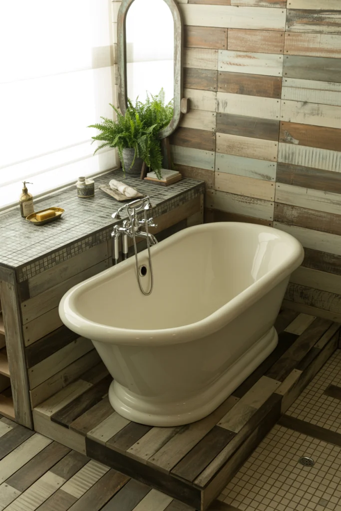 Reclaimed wook look ideas