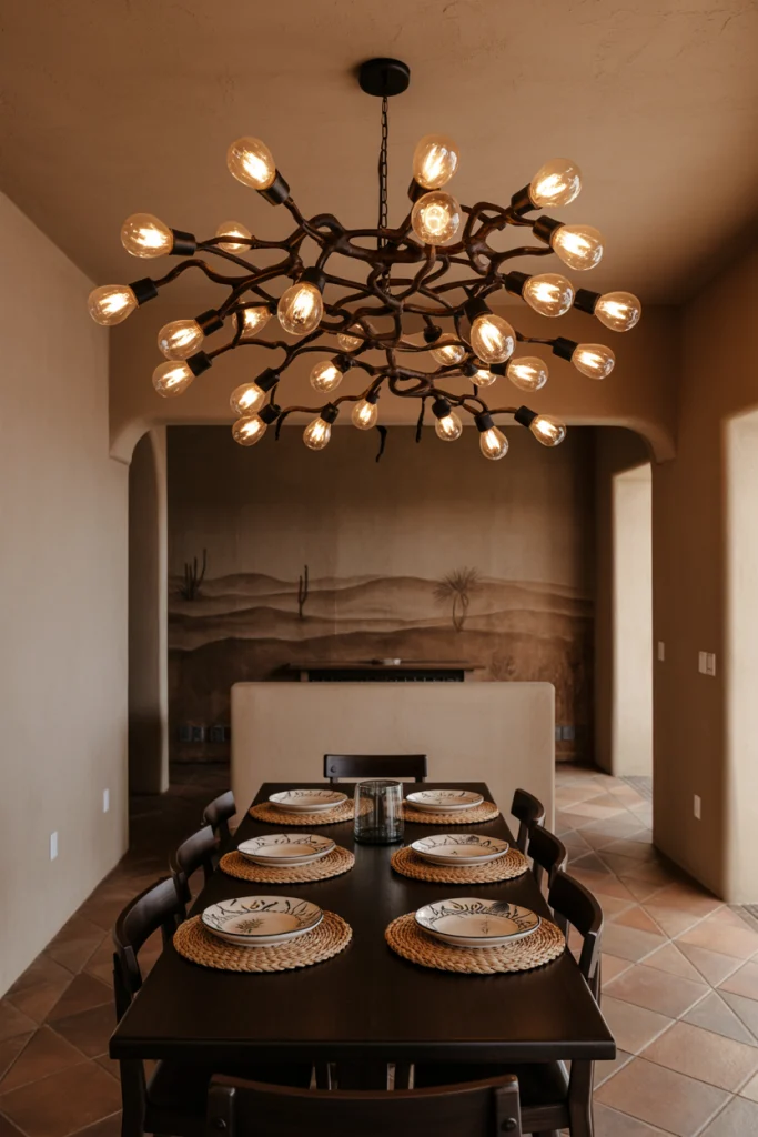 Rustic lighting fixtures