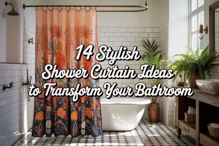 Stylish shower curtain ideas