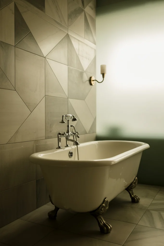 Tile accent walls
