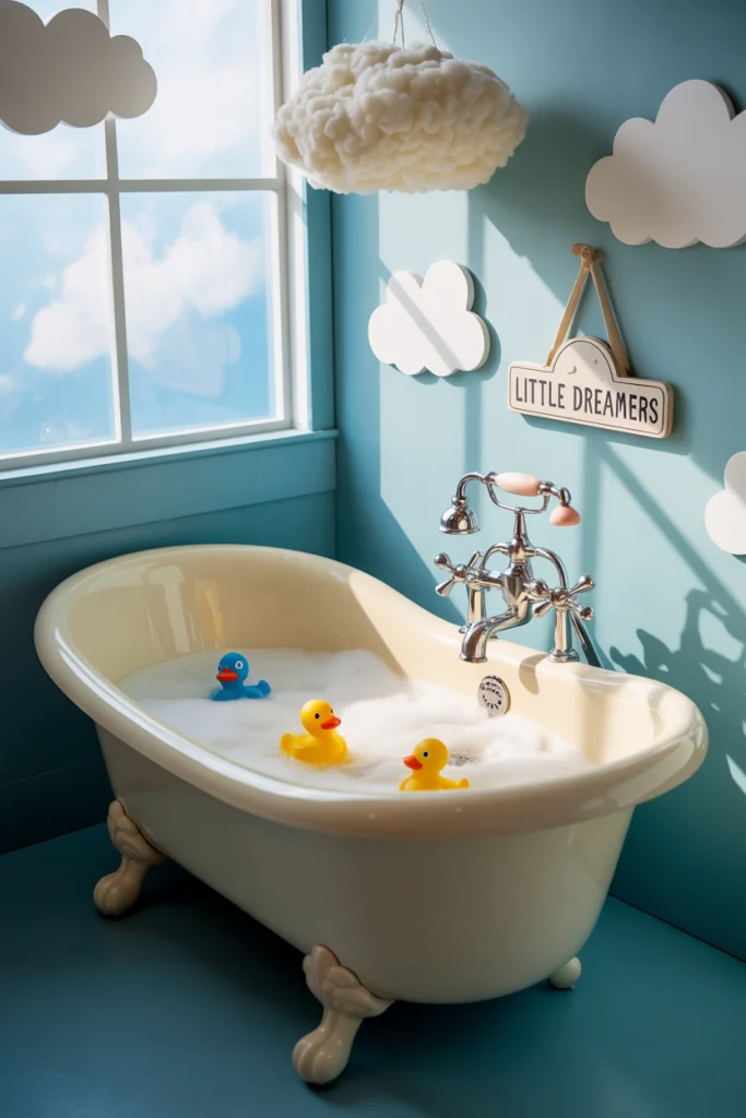 Vintage cloud and sky design