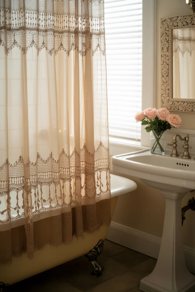 Vintage lace and crochet for a timeless look