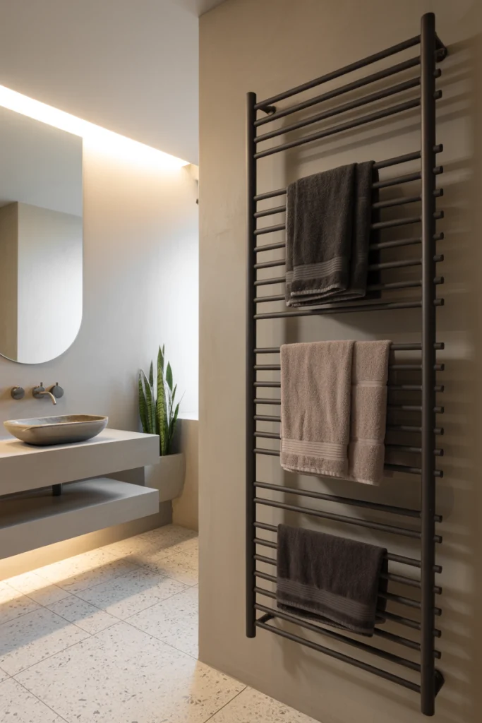 Wall mounted ladder hook ideas