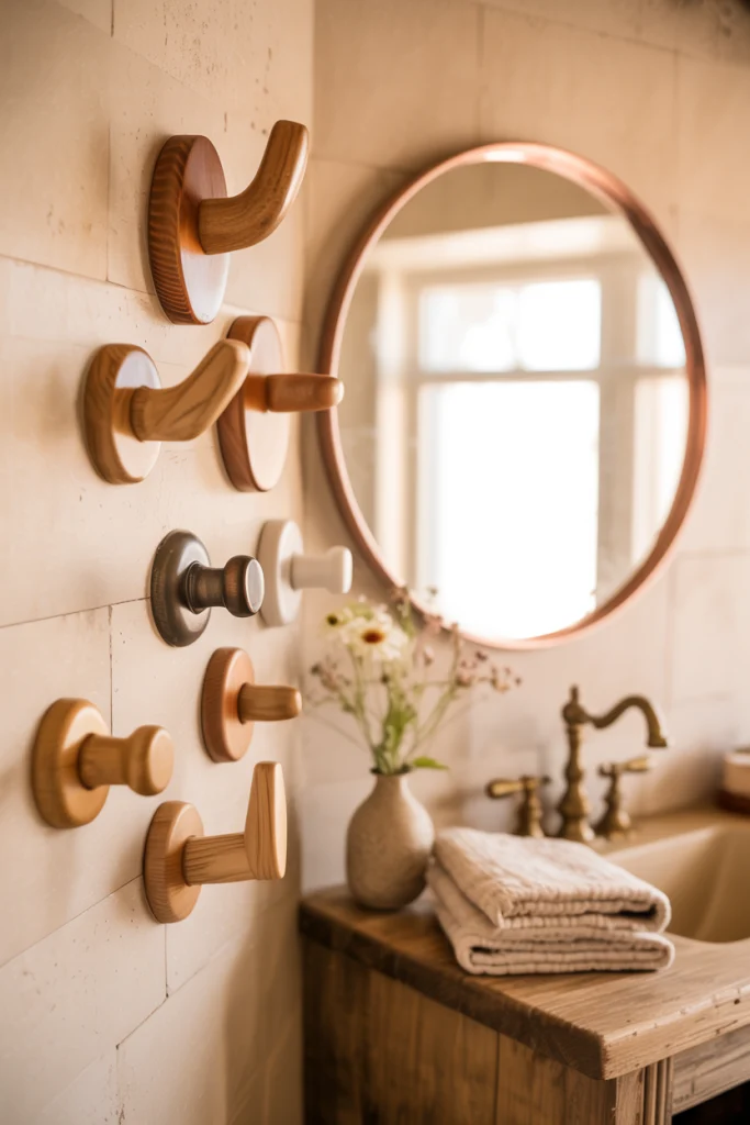 Wooden hooks
