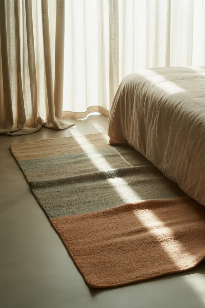 A small rug that grounds you