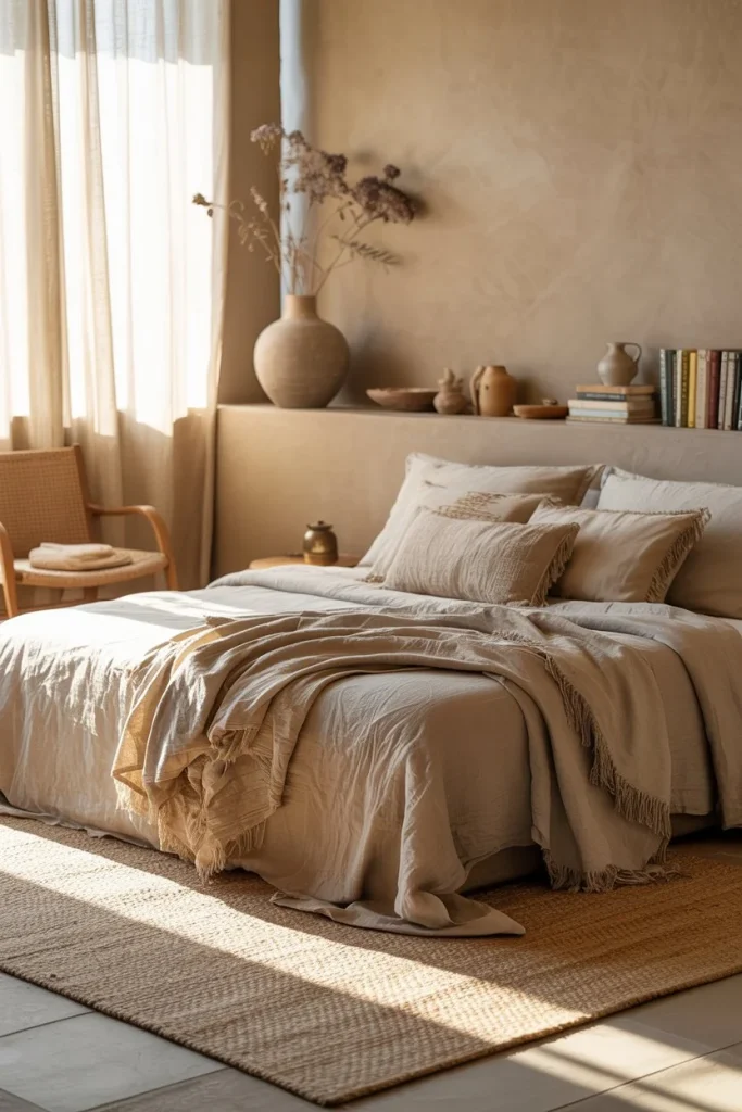 Bohemian calm with natural layers
