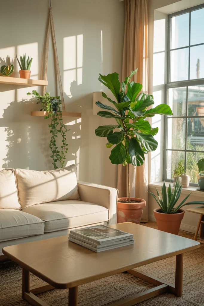 Bring in plants to add life