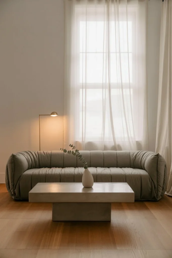 Choose low profile furniture