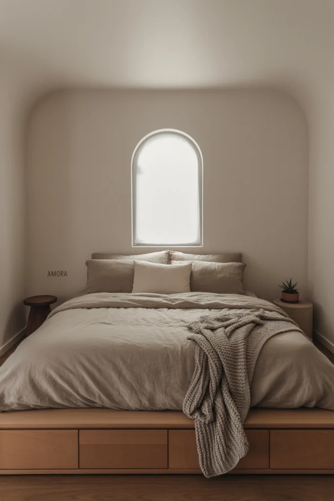 Choose a bed that fits the room 