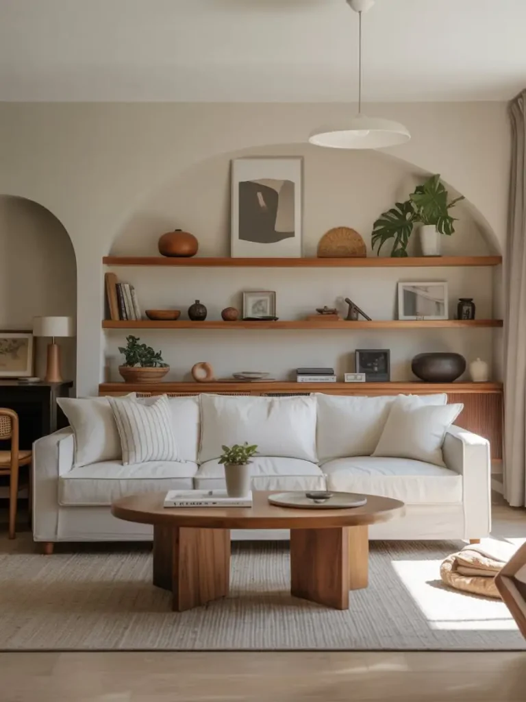 Clean lines for a calm feel