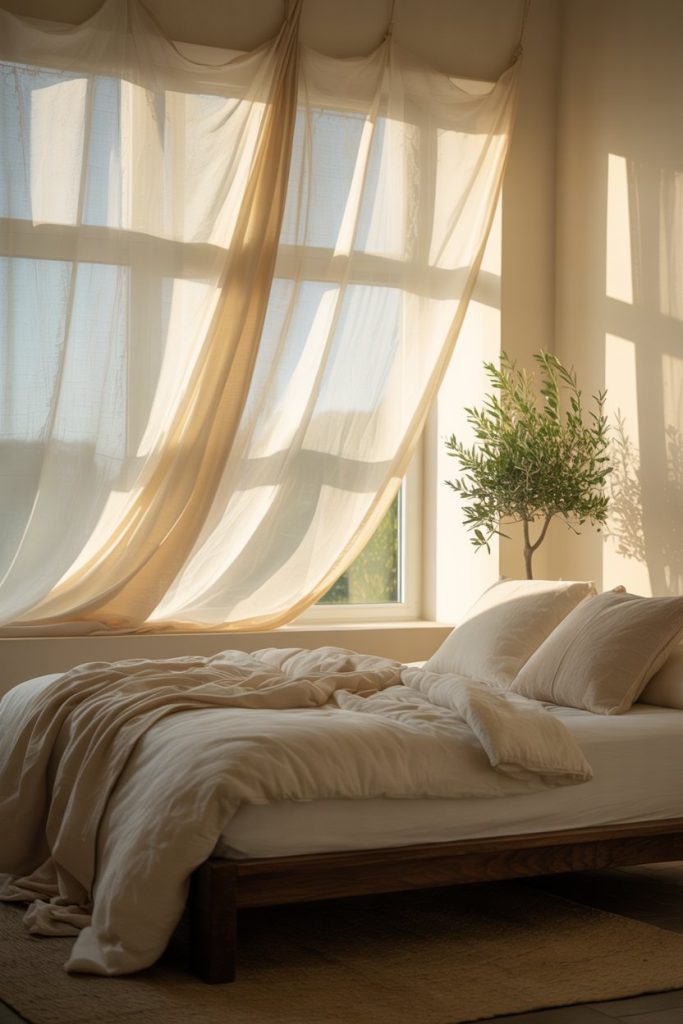 Curtains that move like wind