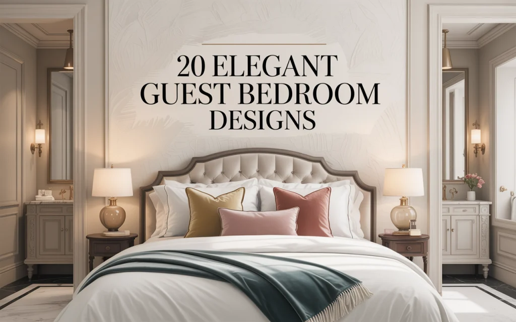 20 Elegant Guest Bedroom Designs That Will Transform Any Space