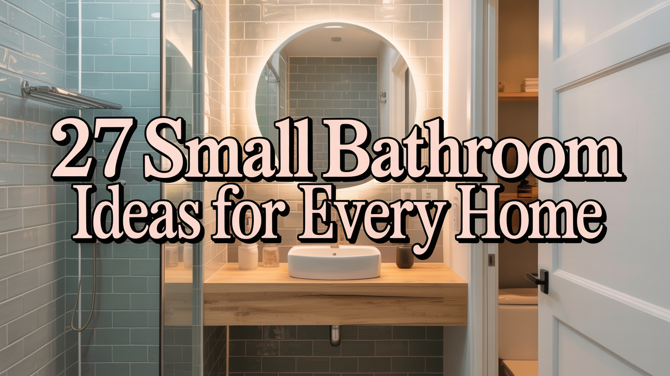 27 Small Bathroom Ideas for Every Home
