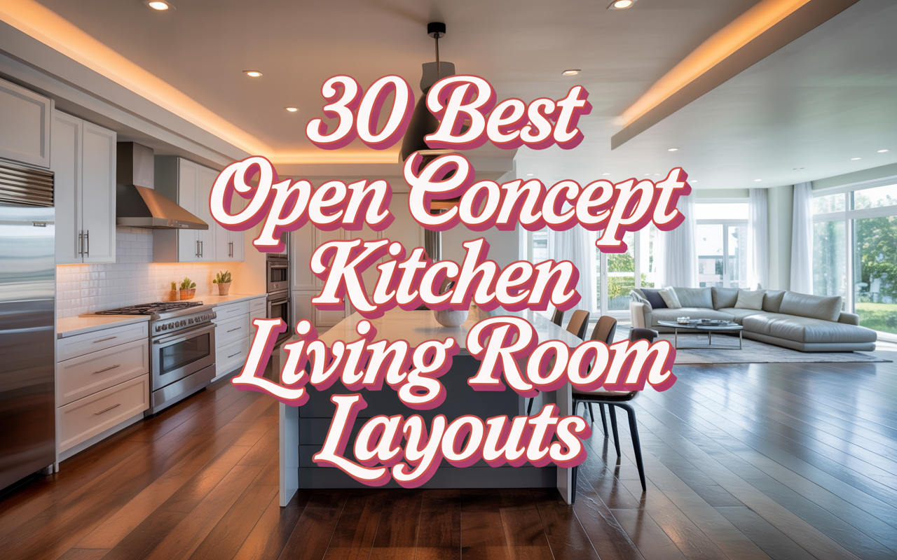 30 Best Open Concept Kitchen Living Room Layouts