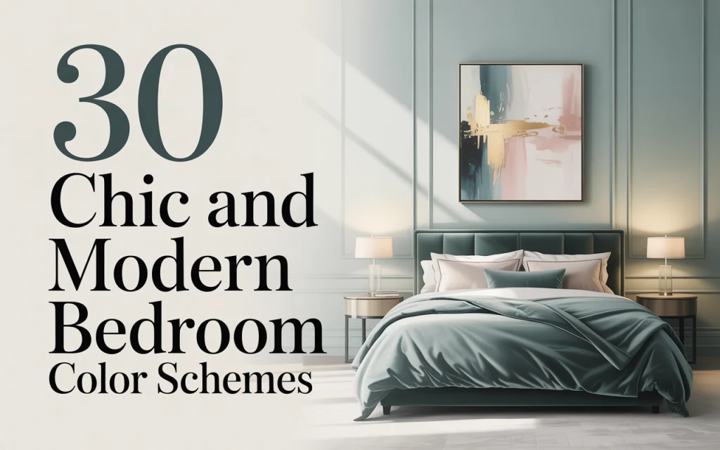 30 Chic and Modern Bedroom Color Schemes