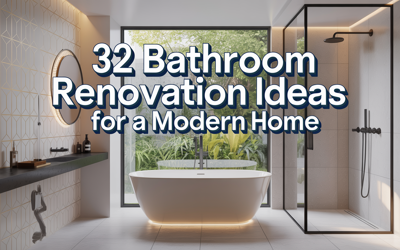 32 Bathroom Renovation Ideas for a Modern Home