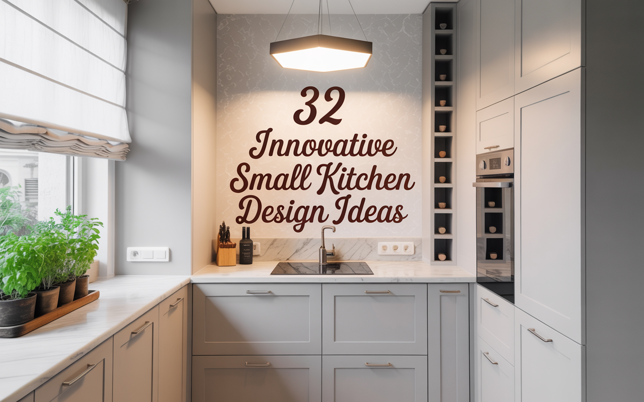 32 Innovative Small Kitchen Design Ideas