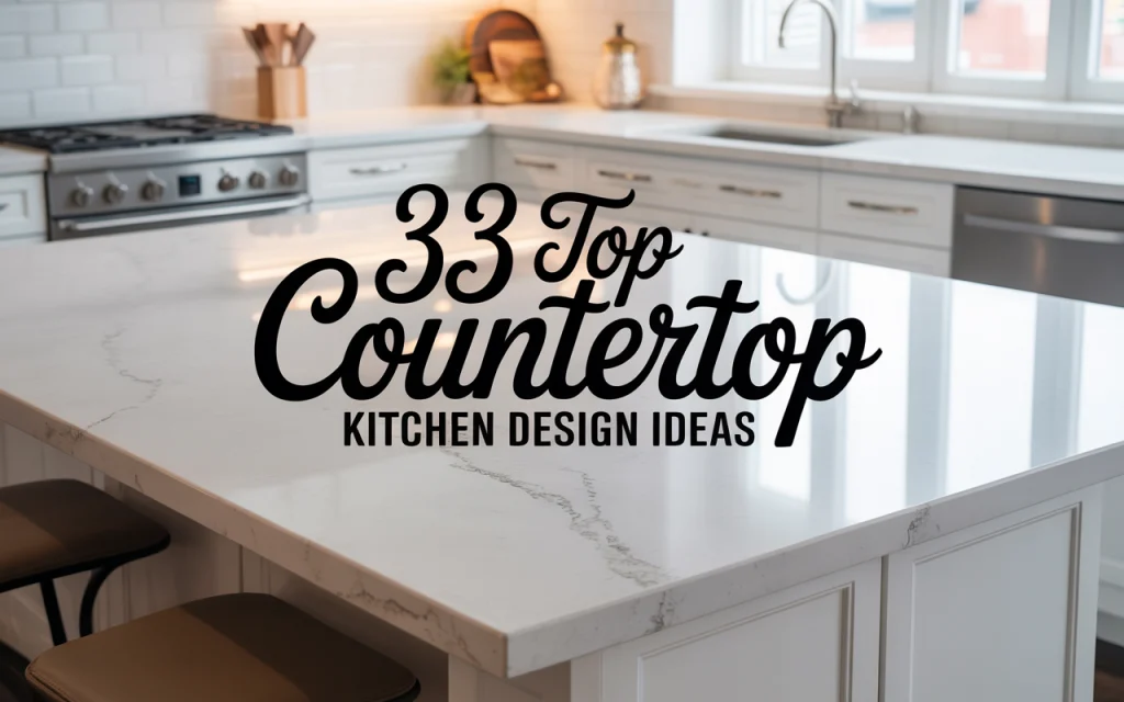 33 Top Countertop Kitchen Design Ideas