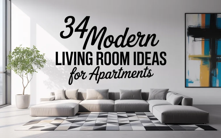 34 Modern Living room ideas for apartment
