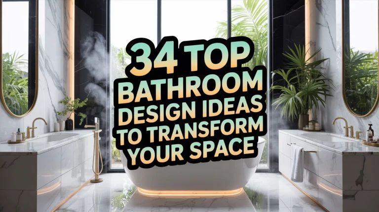 34 Top Bathroom Design Ideas to Transform Your Space