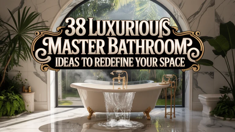 38 Luxurious Master Bathroom Ideas to Redefine Your Space