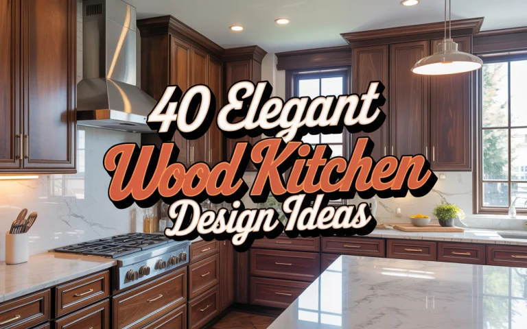 40 Elegant Wood Kitchen Design Ideas