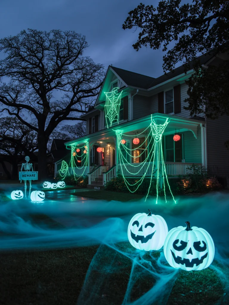 Add Black Lights for Eerie Glow