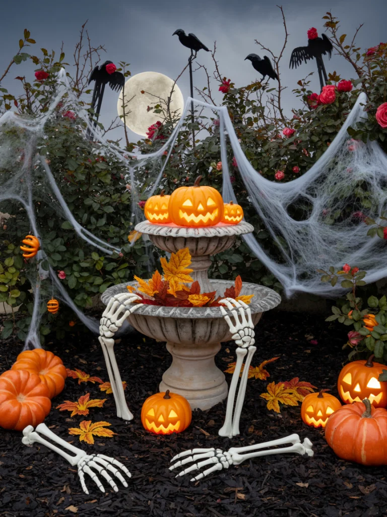 Add Creepy Charm to Garden Spaces ideas
