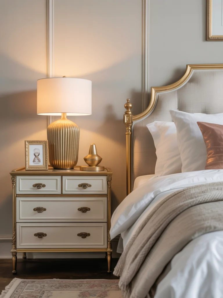 Add Glamour with Subtle Metallic Accents