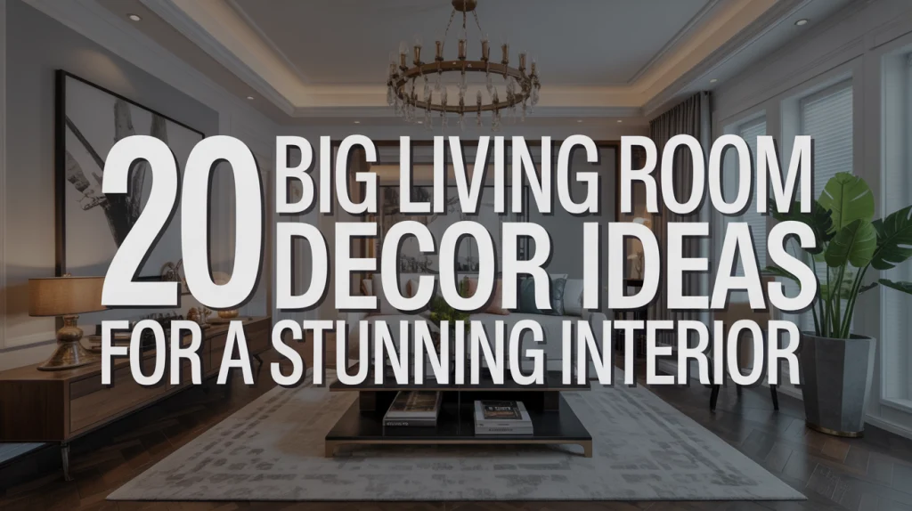 Big Living room decor ideas