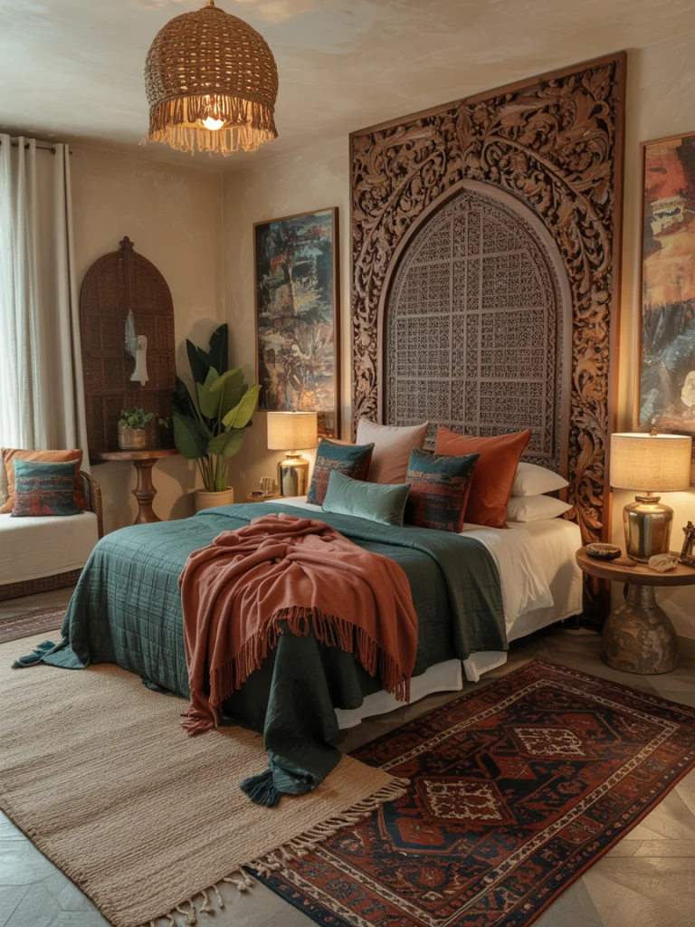 Bohemian luxe style 