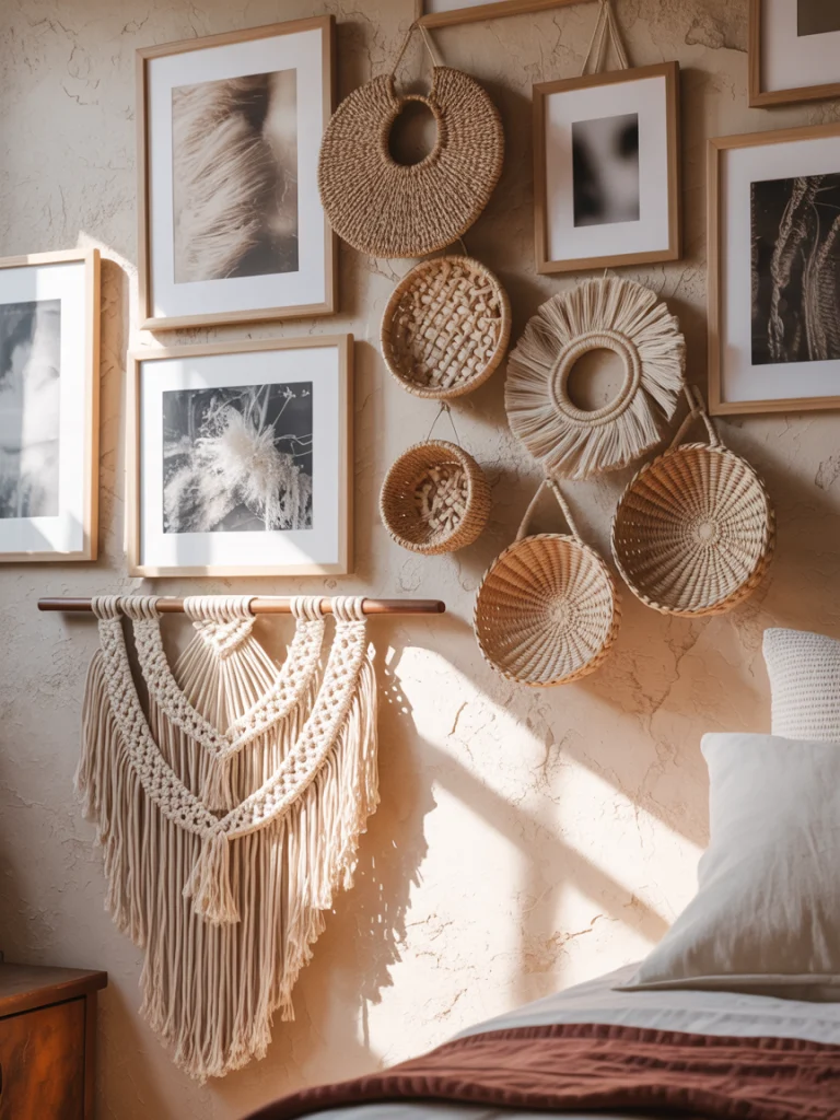 Boho Eclectic Collage Wall:
