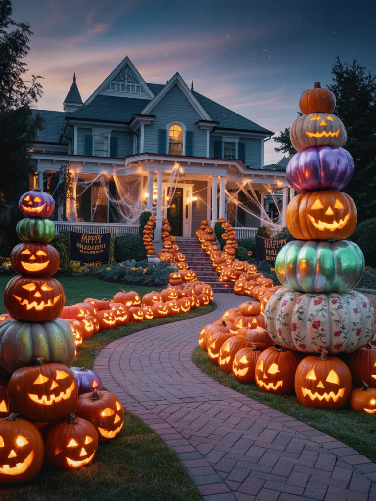 Build Unique Pumpkin Displays