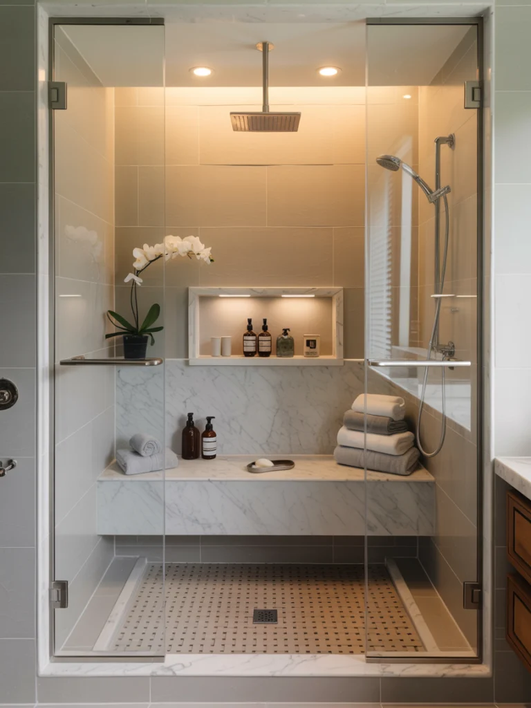 Built-In Shower Benches