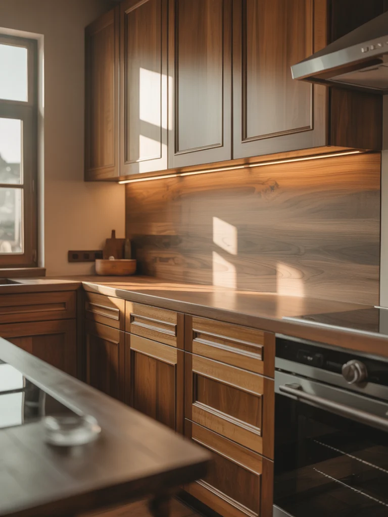 Chic Wood Kitchen Backsplashes