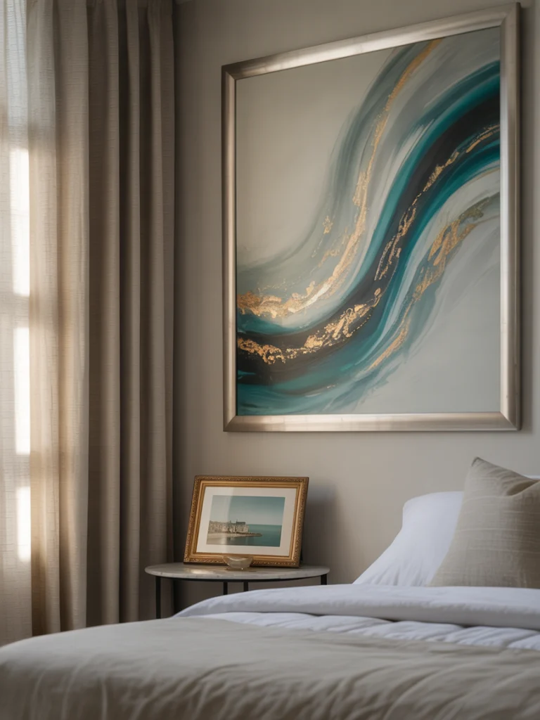 Choose Art that Complements the Room Ideas