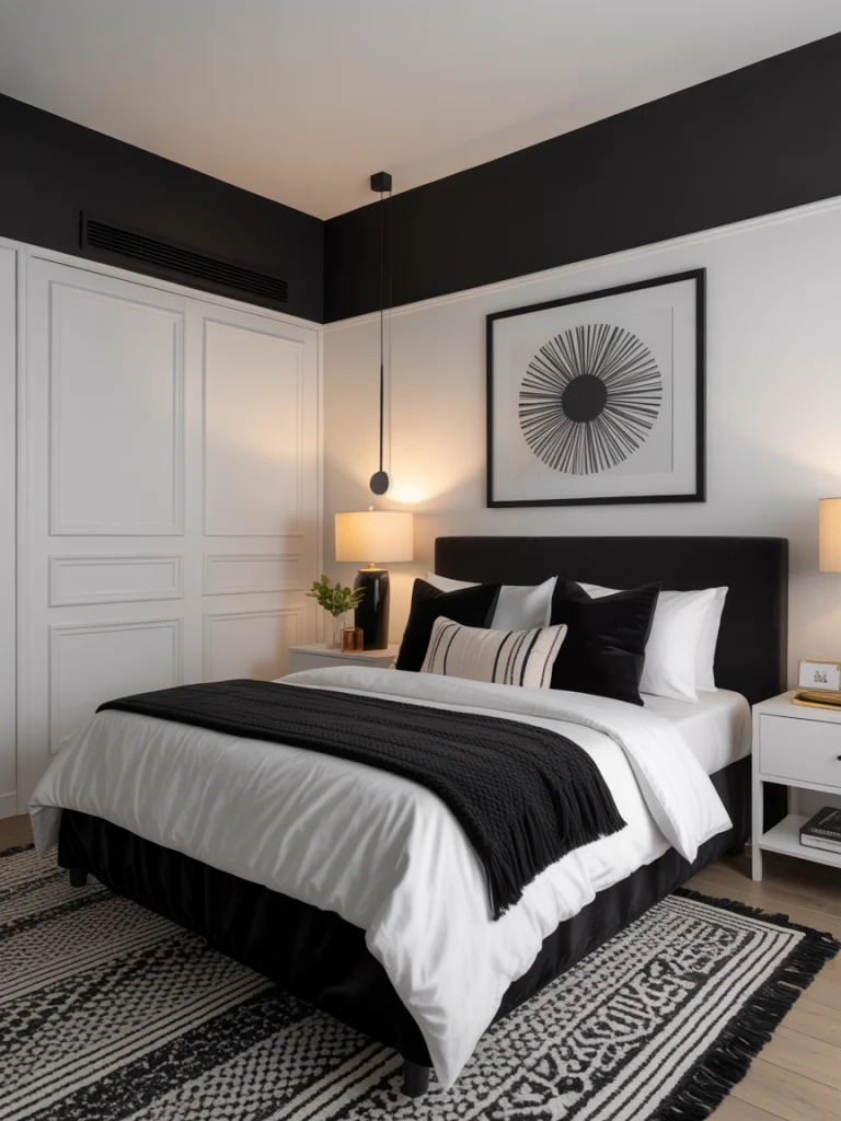 Classic Black and White bold and timeless contrast
